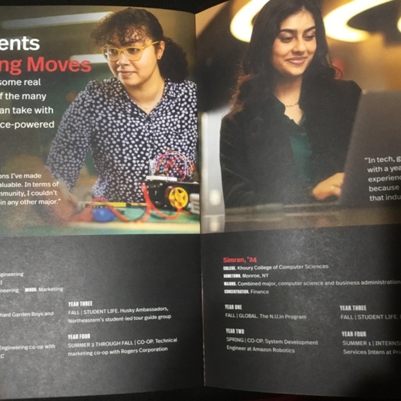 Northeastern University  Brochure & Fold Out - Picture 6 of 6